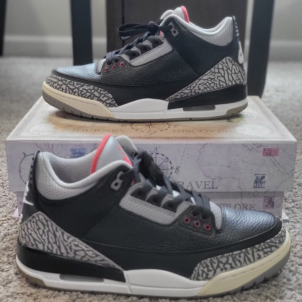 Jordan 3 Retro OG (2018) 'Black Cement'